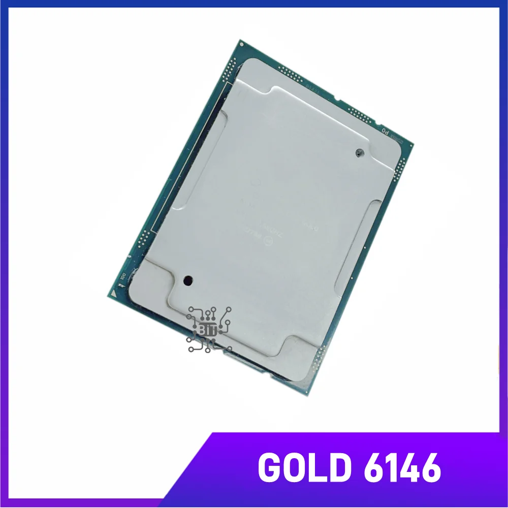 

Xeon GOLD 6146 SR3MA 3,20 ГГц 24,75 умный кэш 12 ядер 24 потока 165 Вт LGA3647 ЦПУ процессор GOLD6146