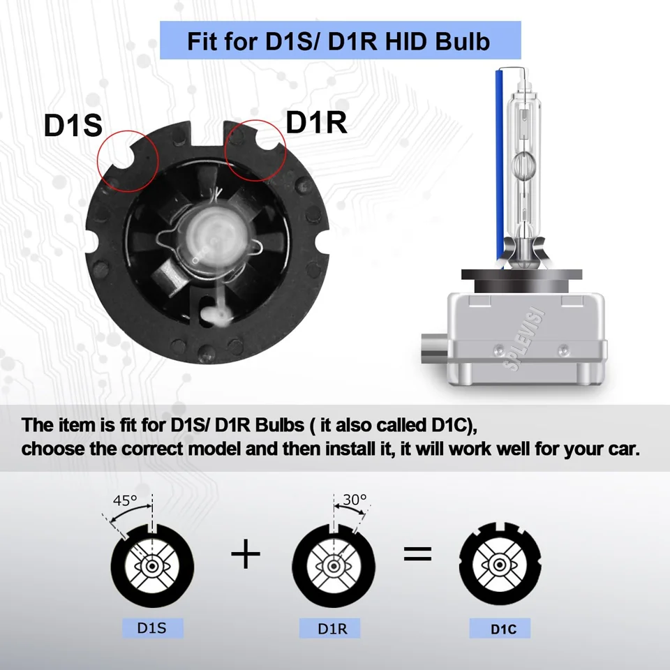 المصابيح الأمامية D1s Xenon HID 35W - أضواء زينون تعتمد شعاعًا مطورًا تركزًا لأوبل إنسيجنيا 2008 2009 2010 2011 2012 2013 2014