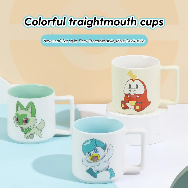 Pokemon Ceramic Mug One Piece Pokemon Ceramic Coffee Cups 330ML Drinkware Mate Cup SHUNXIANG Ceramic Coffee Cup