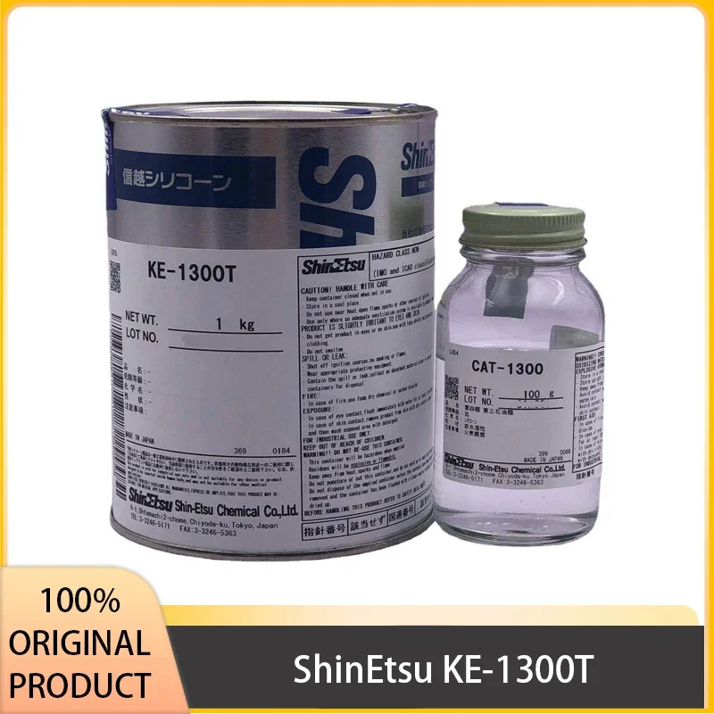 

ShinEtsu KE-1300T Transparent Temperature-resistant Elastic Mold Experiment AB Component Silicone Rubber Janpan Original Product