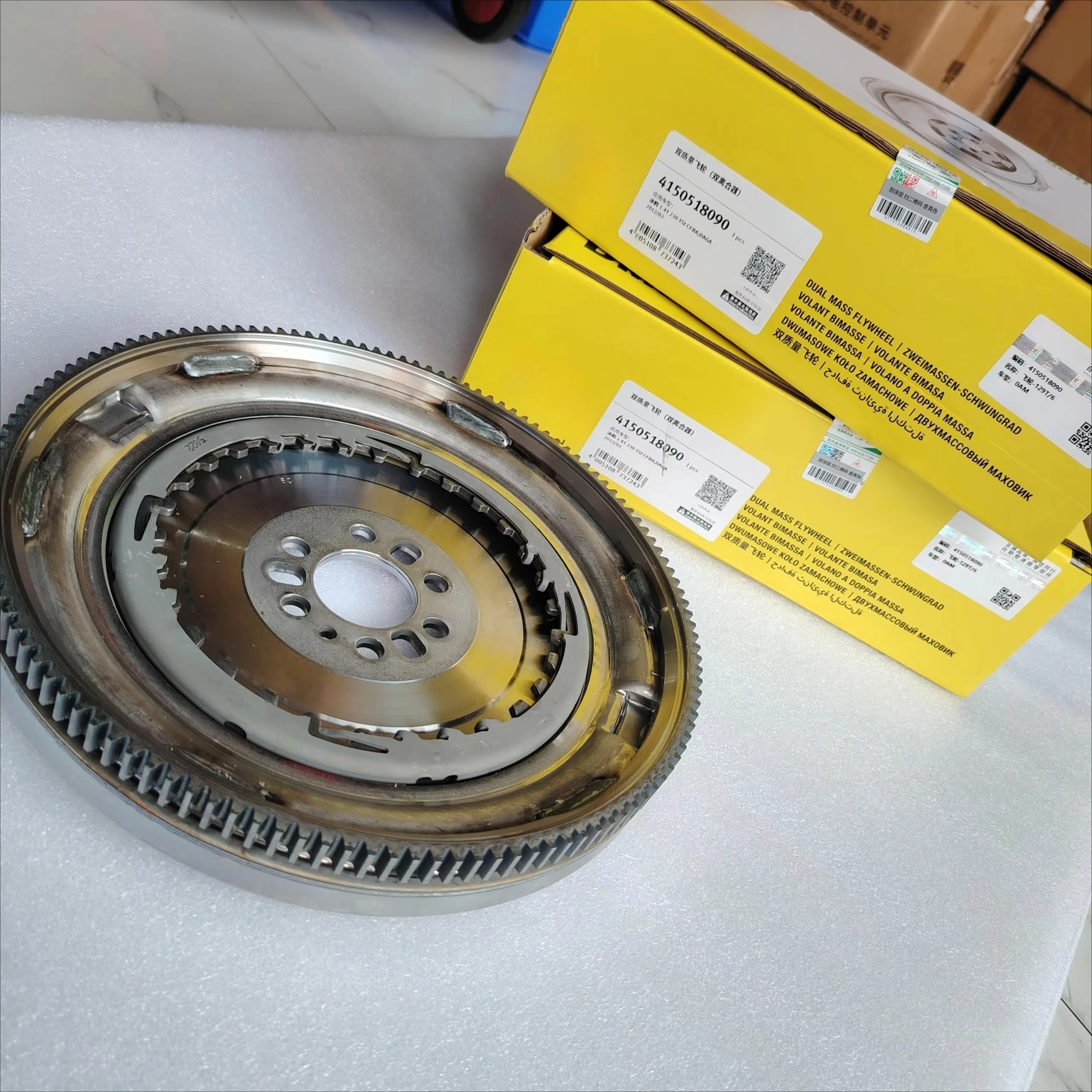 New 0AM DQ200 4150518090 Clutch Flywheel 6 Hole 129 Tooth DSG