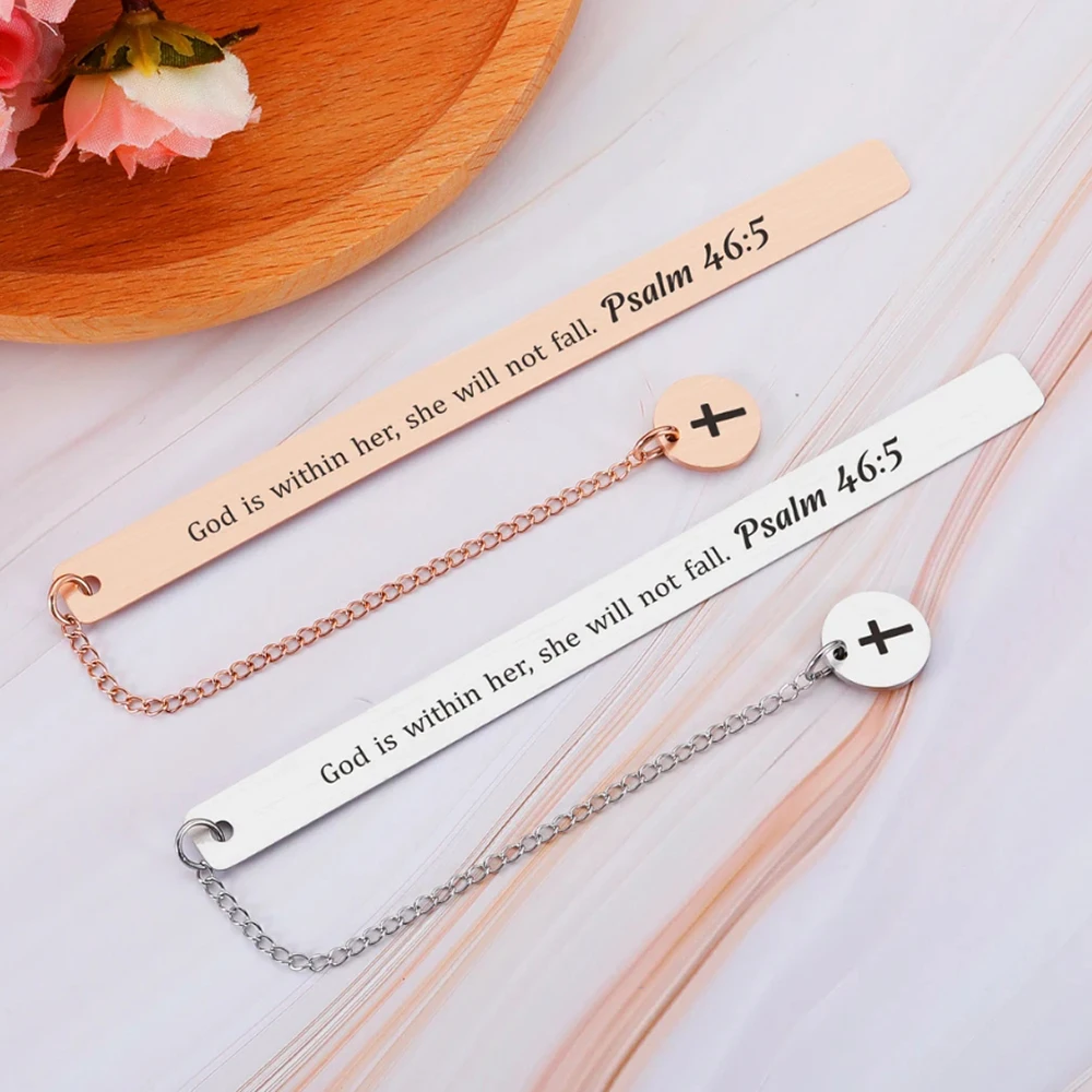 God is within her, she will not fall. Psalm 465, Christian Jewelry, Christian Gifts for her, Baptism Gift, God Mother Gift,