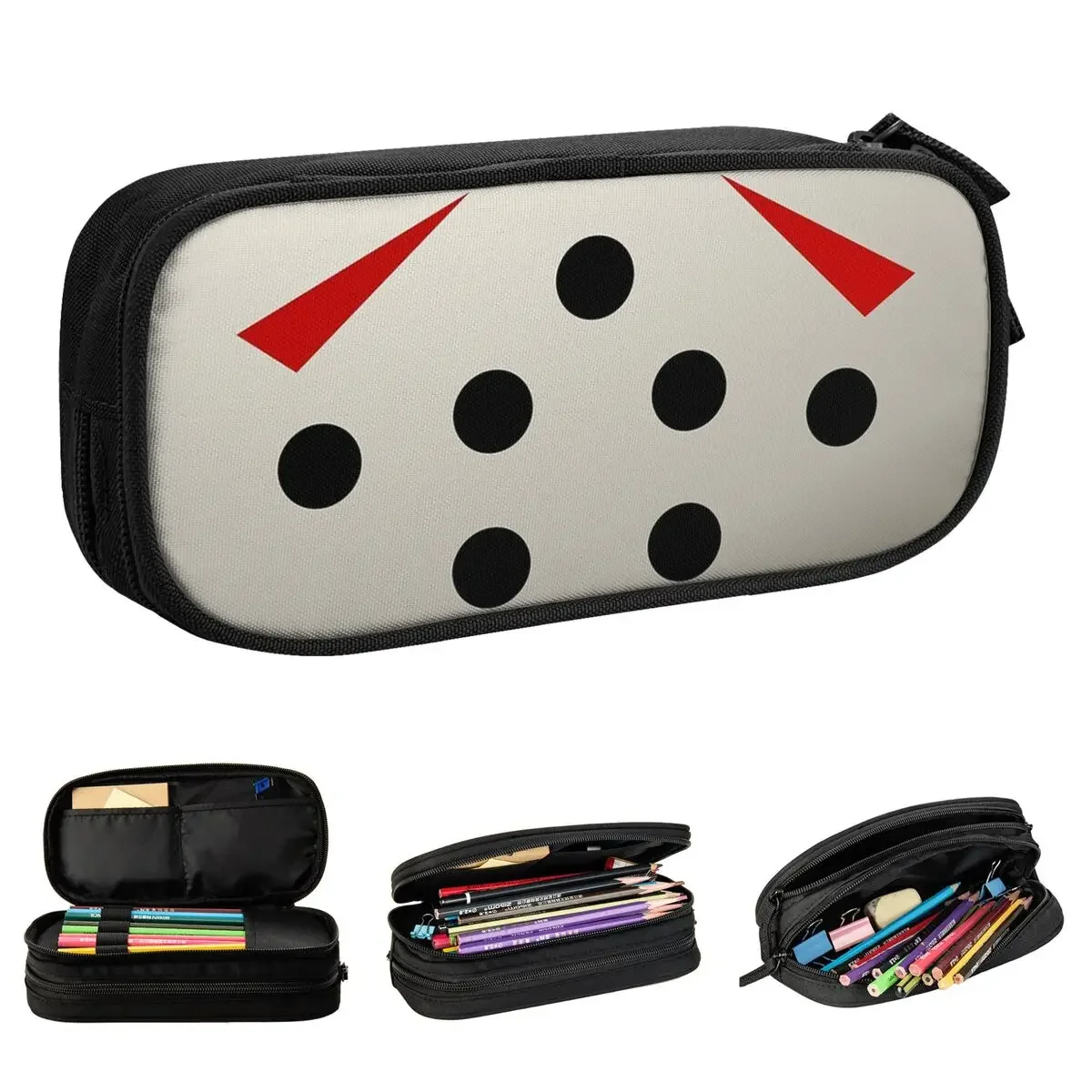 Jason Horror Pencil Cases Fashion Pen Holder Bags Student Big Capacity School Supplies Gift Pencilcases