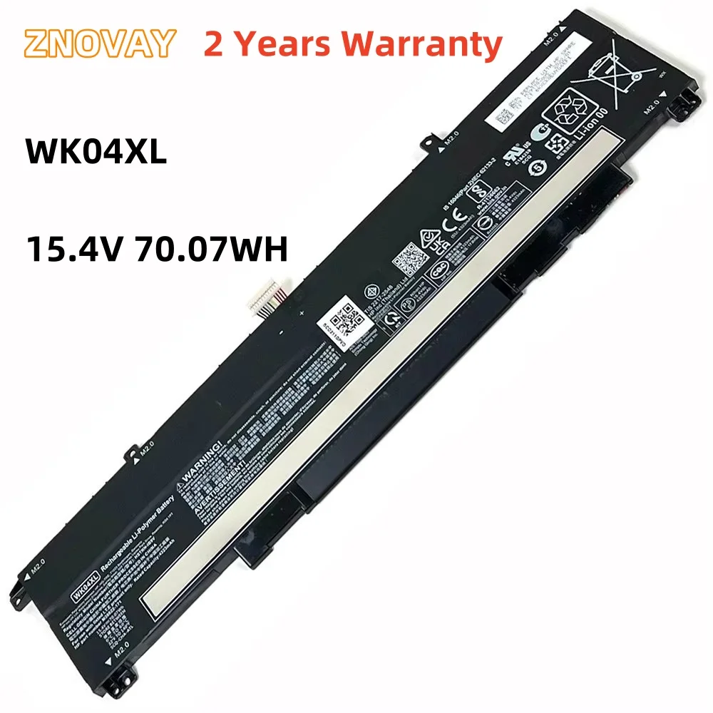 ZNOVAY WK04XL Laptop Battery for HP Omen 16 17 7 8 Victus Pro TPN-Q263/Q264 M41640-AC1 HSTNN-OB21 TPN-Q265 TPN-Q266 TPN-Q280