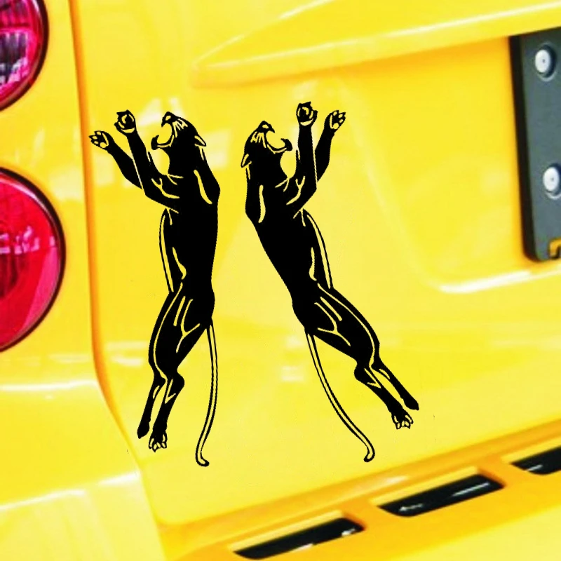 ملصق تصميم النمر الخارجي للسيارة لجسم السيارات والنافذة وثقافة السباق ترقية الشارات الزخرفية