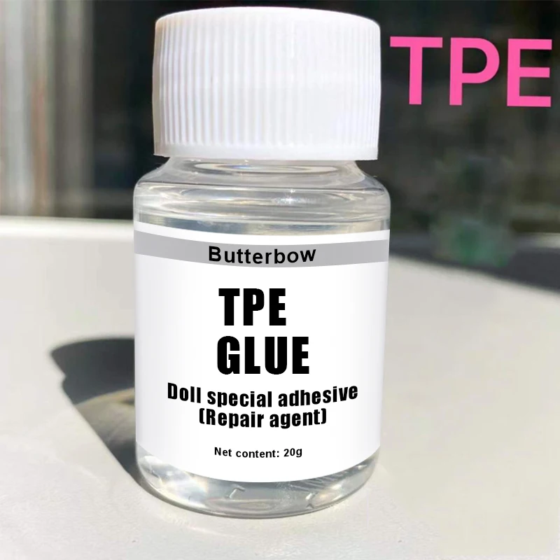 TPE GLUE Doll Special Adhesive Repair Agent TPR Repair Glue Solid Doll Crack Fast Bonding Seamless Transparent Waterproof 20g