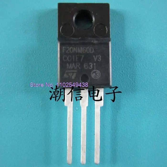 

5PCS/LOT F20NM60D STF20NM60D TO-220F