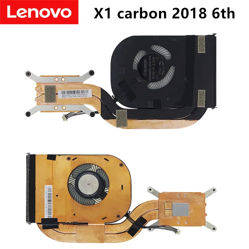 Lenovo-Ventilador de Carbono ThinkPad X1, Refrigeração CPU, 01YR159, 01YR204, 00UR984, 01AW976, 5 °, 6 °, 7 °, 8 °