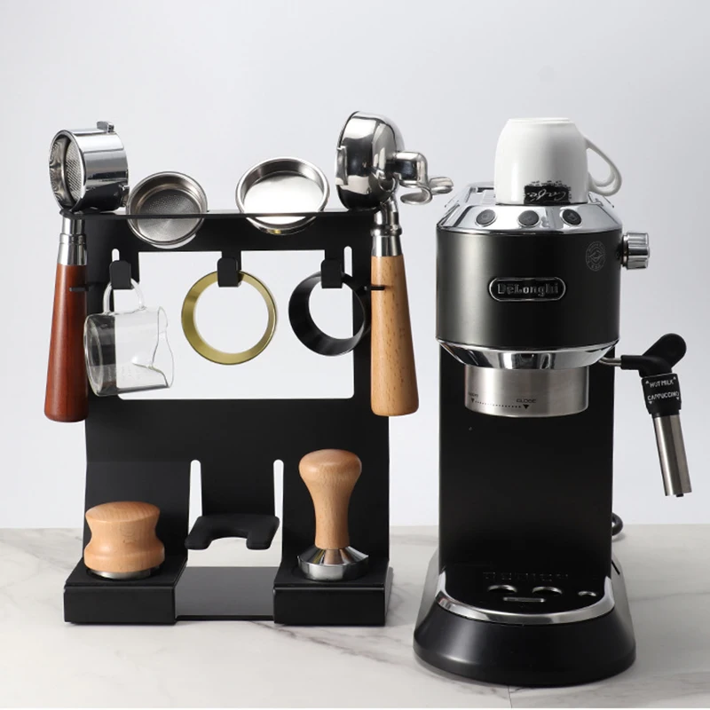Espresso Portafilter Holder Rack Handle Mat Stand Coffee Tamper Base Barista Accessories Espresso Machine Cleaning Tool view 2