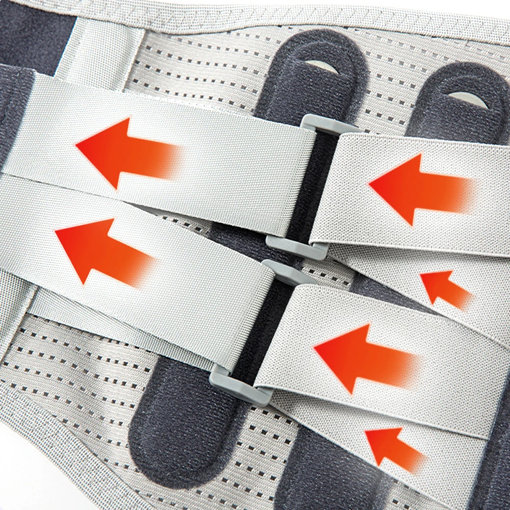 1pcs  Breathable Back Support Belt with 7 Stays Anti-Skid Lower Back Braces for Men/Women Work Lumbar Support Belt