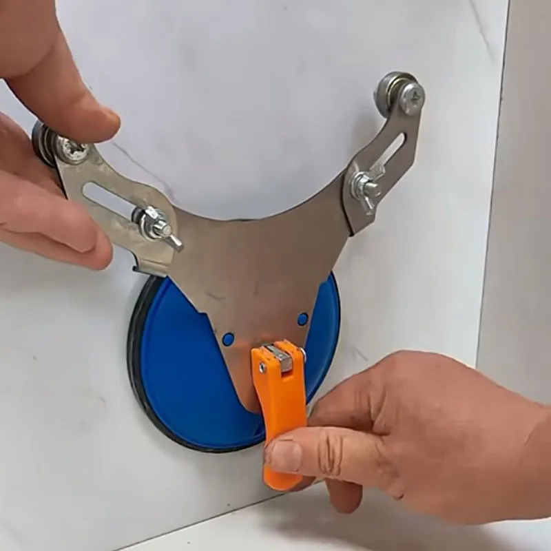 

Adjustable Tile drilling locator Suction cup locator Tile auxiliary tools for drill less than 220mm in diameter strong suction