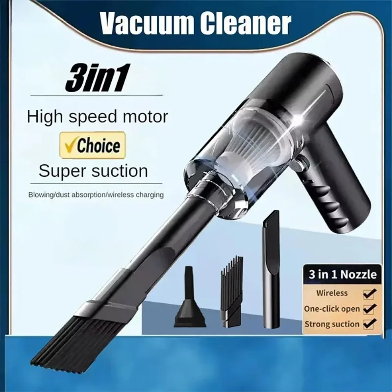New Car Vacuum Cleaner Portable Small Vacuum Cleaner For Multi Purpose Vehicles Small Household Pump Handheld Car Vacuum Cleaner