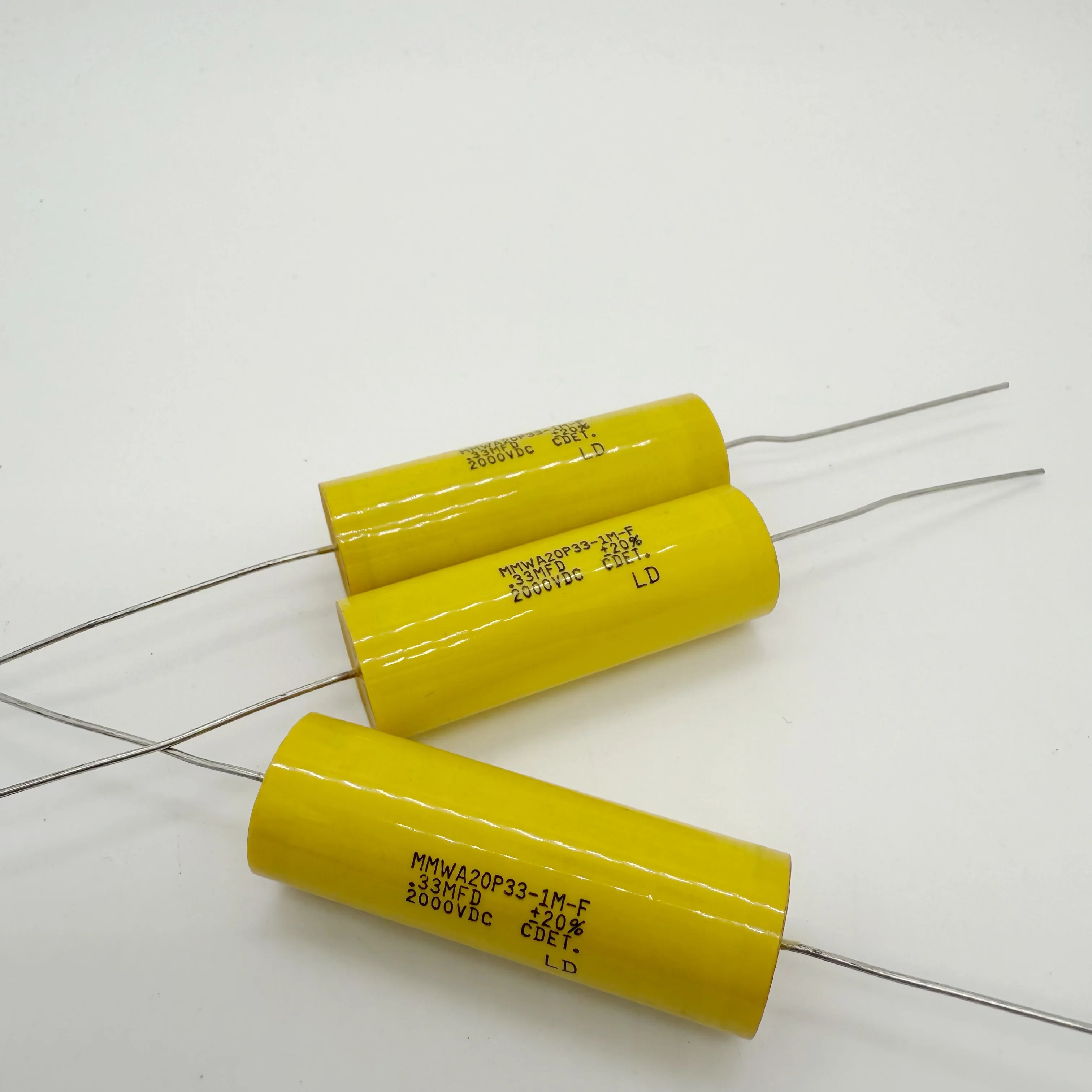 5 шт./совершенно новый американский 0,33 мкФ 2000 В осевая лихорадка аудио соединение бесконечный пленочный конденсатор