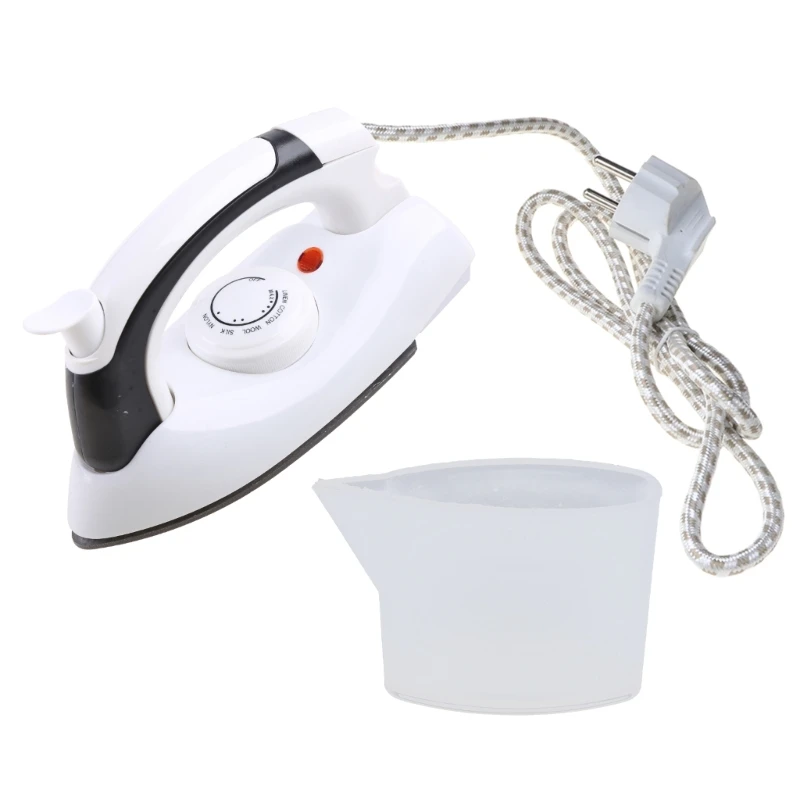 Mini Portable Foldable Electric Steam Iron for Clothes with 3 Gears Baseplate Handheld Flatiron Home Travelling Drop Shipping