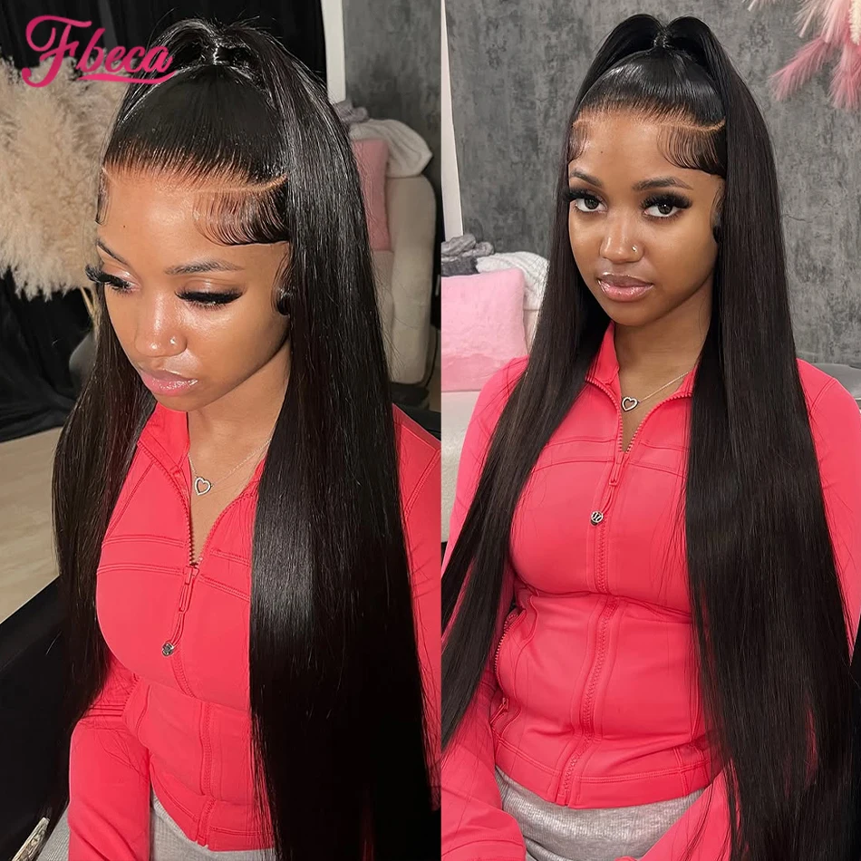 

Natural Color HD Lace Frontal Wig 13x4 13x6 Lace Front Wig Human Hair 36 Inch Bone Straight Brazilian Human Hair Wigs For Women