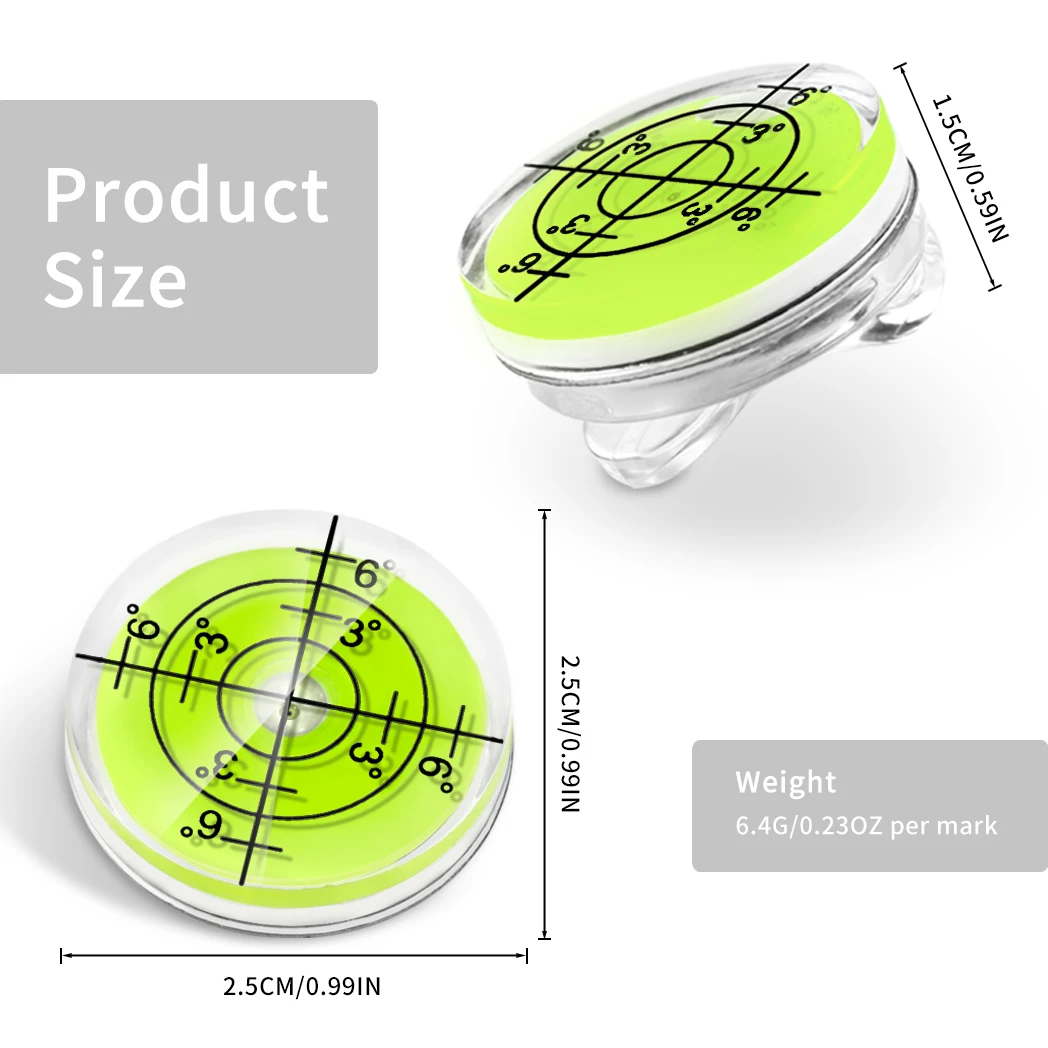 Caiton magnetische Golf Hut Clip & Ball Marker mit Präzision, Golf Putting Ausrichtung Hilfe für Männer und Frauen.