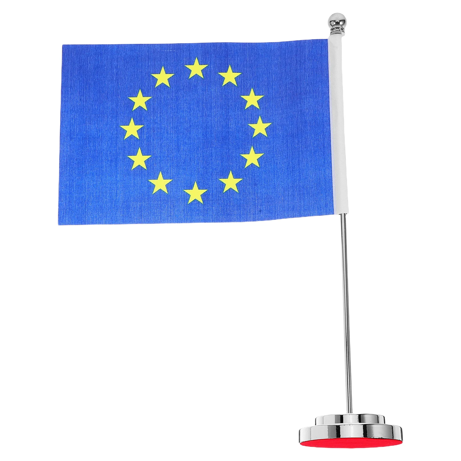 

European Union Desk Flag with Stable Stand Base Mini National Flag Office Home Decor Party Classroom Decoration