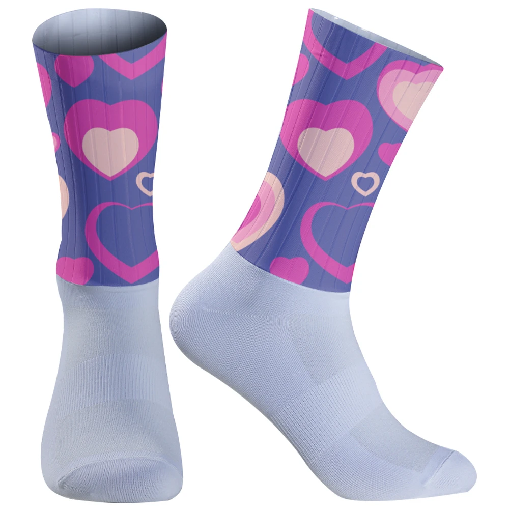 

Уличные дышащие спортивные гоночные носки, новые высококачественные мужские и женские велосипедные носки Pro Team