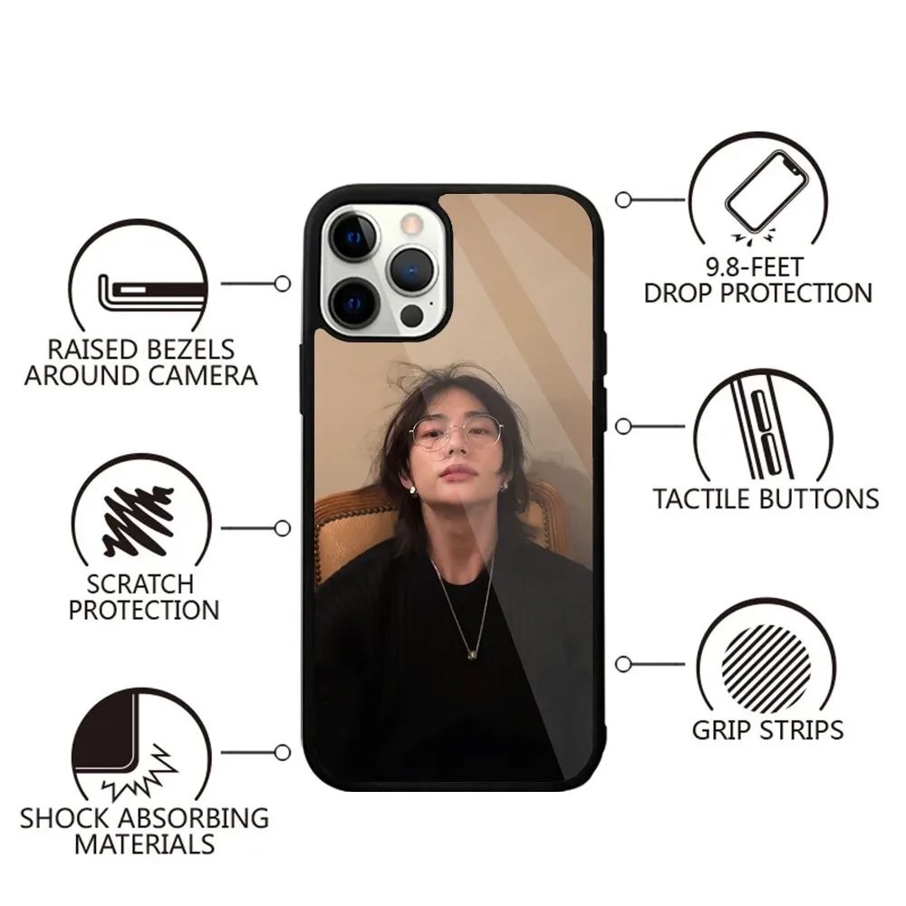 Kpop Hwang HyunJin  Phone Case For iPhone 15,14,13,12,11,Plus,Pro,Max Mini Magsafe Magnetic Wireless Charging