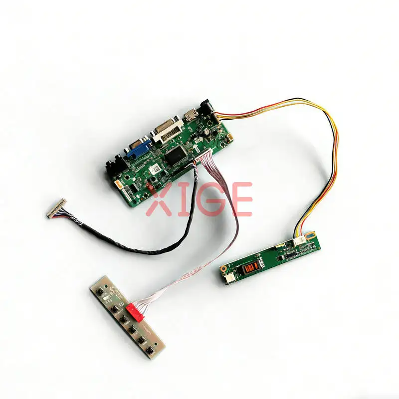

LCD Monitor Drive Controller Board Fit LTN121XU LTN121X1 LTN121XJ LTN121XA 20 Pin LVDS 1024*768 1-CCFL HDMI+DVI+VGA 1024x768 Kit