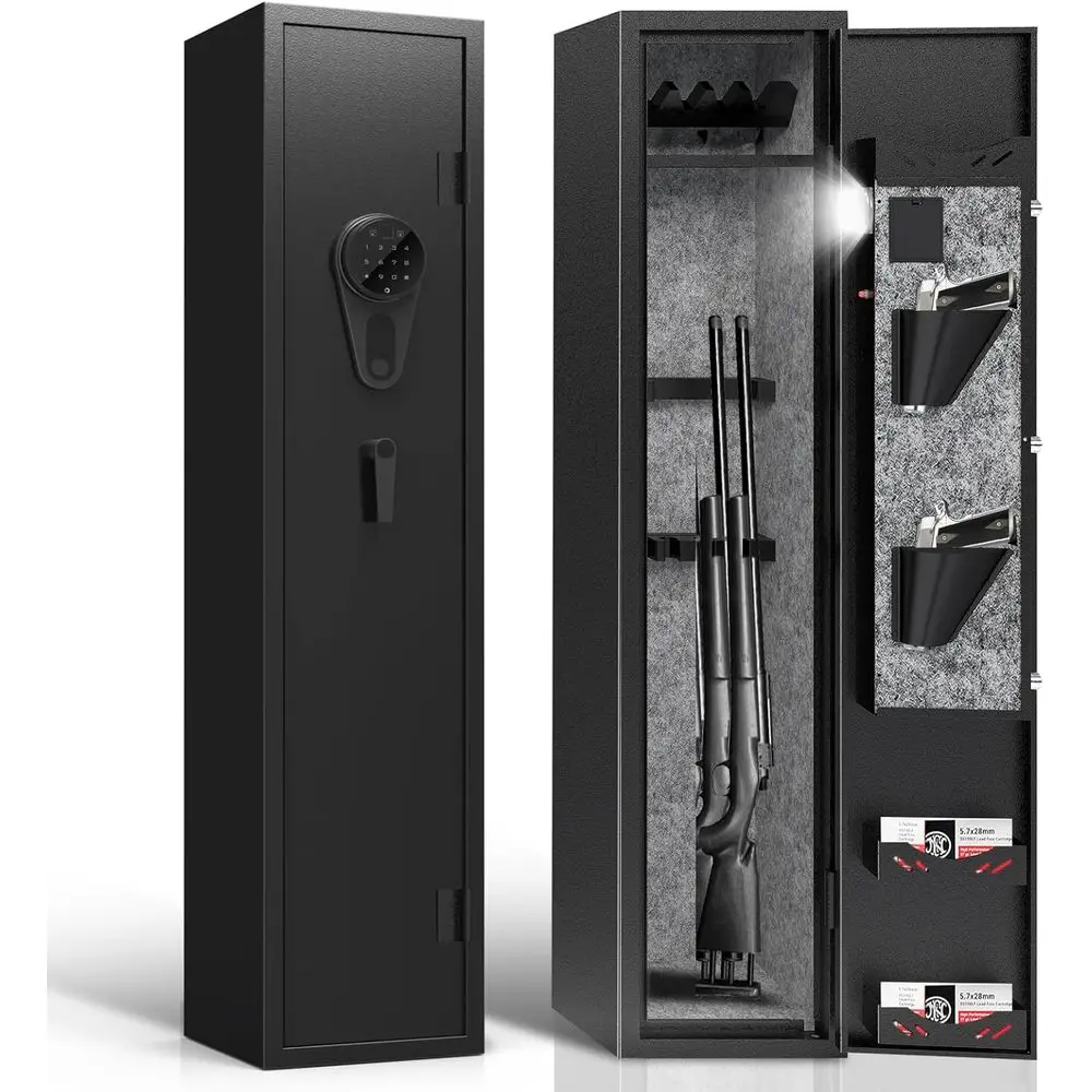 

Шкафы безопасности для огнестрельного оружия: сейфы для винтовки и пистолетов, хранилище для дробовых оружий и длинных пистолетов, с биометрическим и цифровым доступом, регулировка