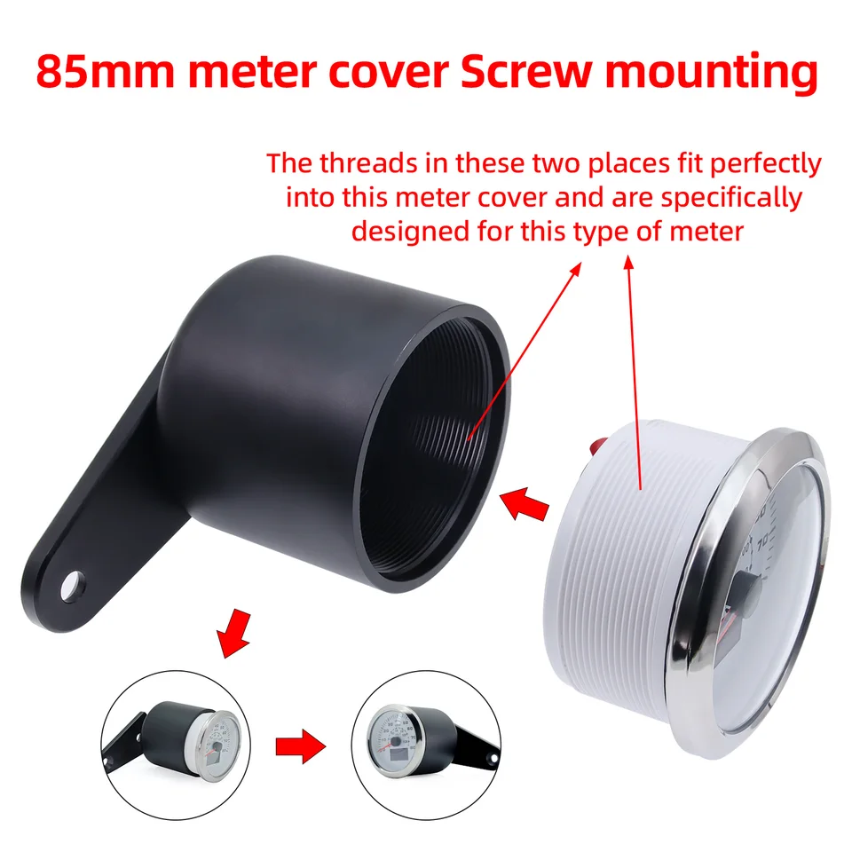 52mm Motorcycle Gauge Holder Cover – Meter Mount Bracket For Gauges