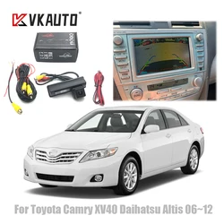 VKAUTO dla Toyota Camry XV40 2006 ~ 2012 HD IP69 cd/noktowizor/kamera cofania zapasowa dla jednostka główna fabrycznych OEM