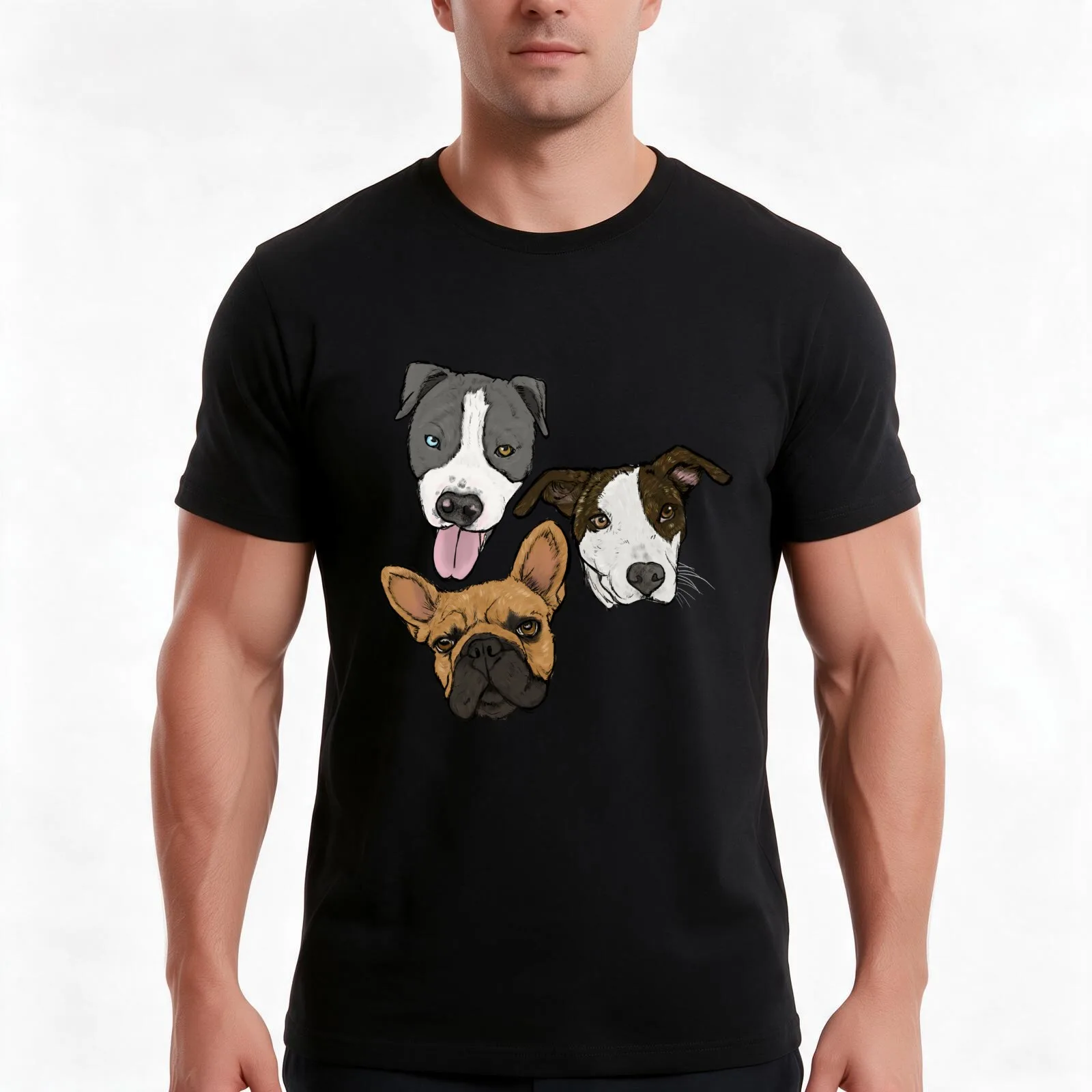 Butters Baby Girl and Lucy Pups T-Shirt Summer Casual Cotton Tee Oversized Streetwear Tops Vintage Graphic Print