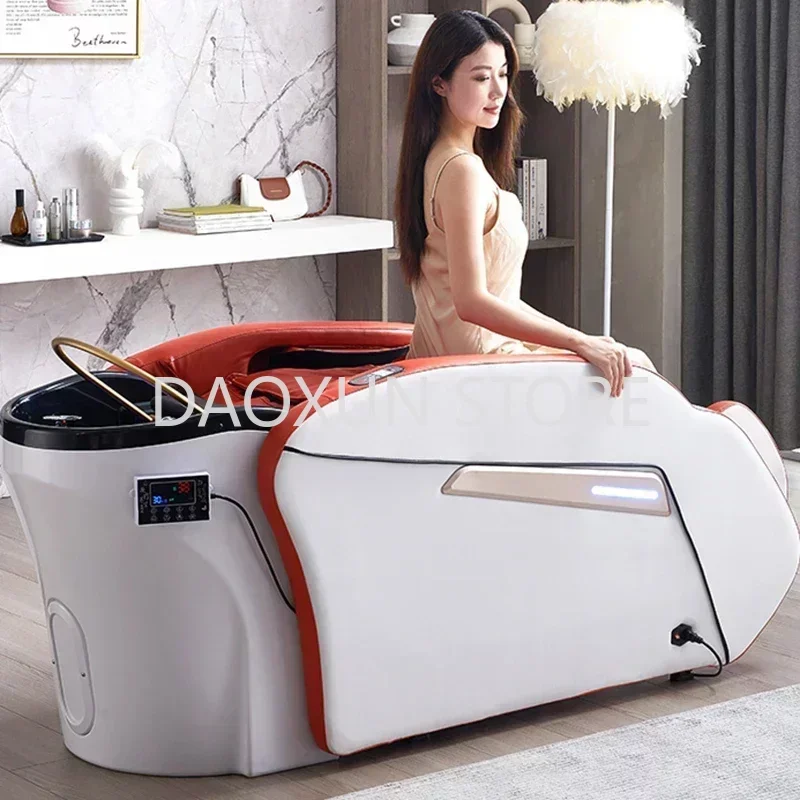 Massage Hydrotherapy Shampoo Chair Cosmetic Scalp Treatment Japanese Head Spa Bed Washbasin Lavacabezas Beauty Furniture MQ50SC