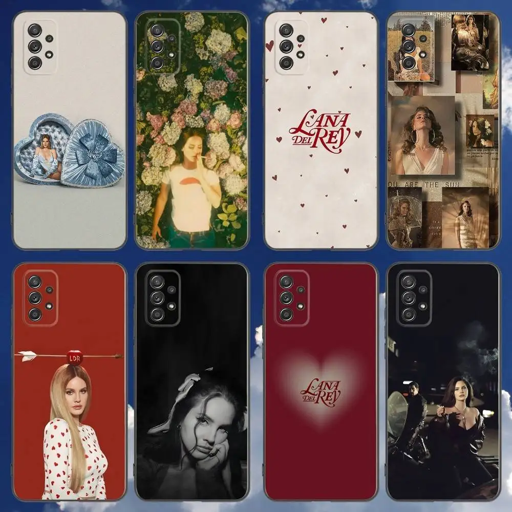 

Lana Del Rey Bluebird Phone Case For Samsung Galaxy A 91,80,73,72,71,53,52,51,22,5G Shockproof Soft Black Cover