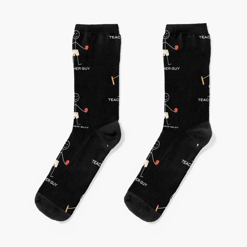 

Funny Mens Teacher Guy Socks Crossfit christmas gift hockey retro Socks For Women Men's