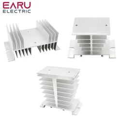 SSR-10DA SSR-40DA SSR 25A 60A 80A 100A 120A relè a stato solido SSR trifase controllo cc AC 480V 5-32V ingresso dissipatore di calore in alluminio