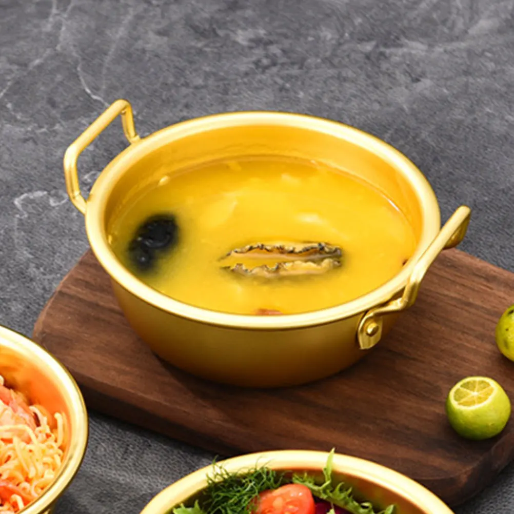 

Aluminum Mixing Bowl 20Oz Lightweight Multi-Functional Salad Soup Noodles Fruit Storage Home Kitchen Prep Cooking Bowl