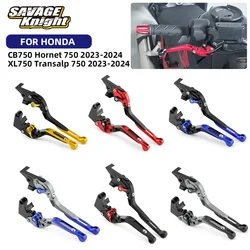 Foldable Extendable Brake Clutch Lever For Honda XL750 Transalp 750 CB750 Hornet 750 2023-2025 Folding Adjustable Handle Levers