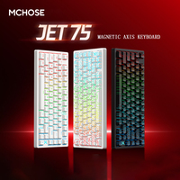 MCHOSE Jet 75 Magnetic Switch Mechanical Keyboard Customized Wired 0.1ms Low Latency Keyboard for Gaming and Office