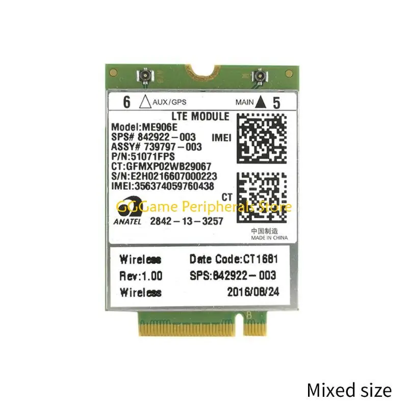 U55B ME906E NGFF Card LTE Module 4Ghz Card 842922-003 42Mbps مع المعايير الأوروبية