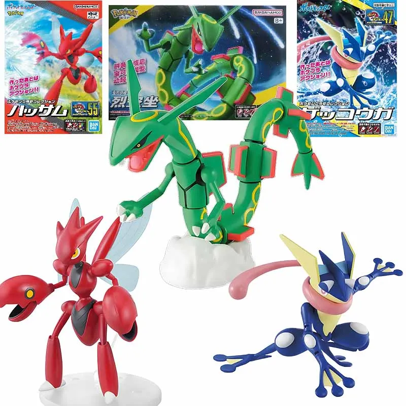 バンダイ-本物のポケットモンスターのアクションフィギュア巨大なマンティスのアニメ組み立てモデルおもちゃ収集可能な装飾品ギフト
