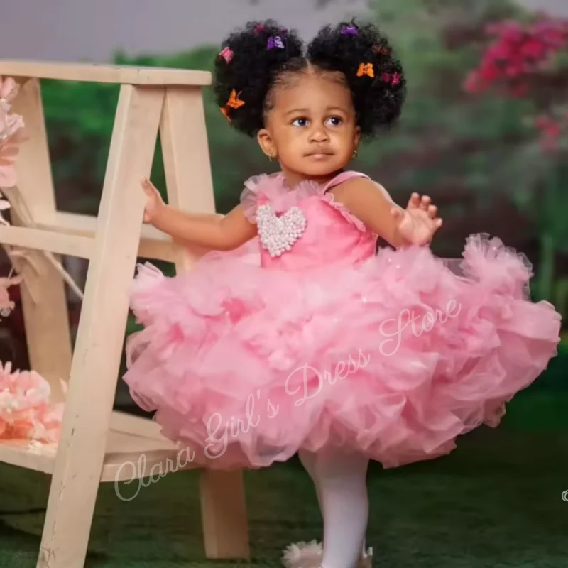 Pink Flower Girl Dr… - image