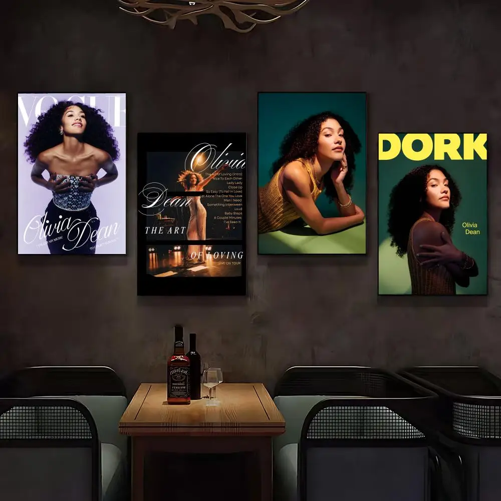 celebrity Olivia Dean Poster Posters Anime Room Decor Decoration Movie Backpack Wall Interior Music Wall Art