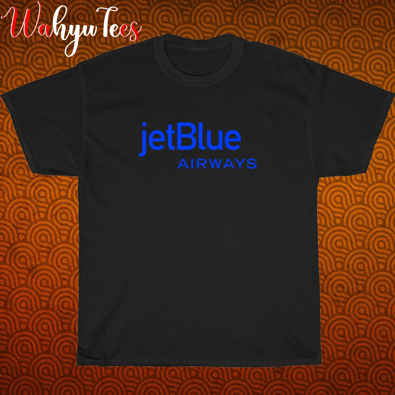 New Shirt JetBlue Airways Logo Black/Navy/Grey/White T-Shirt Size S-5XL