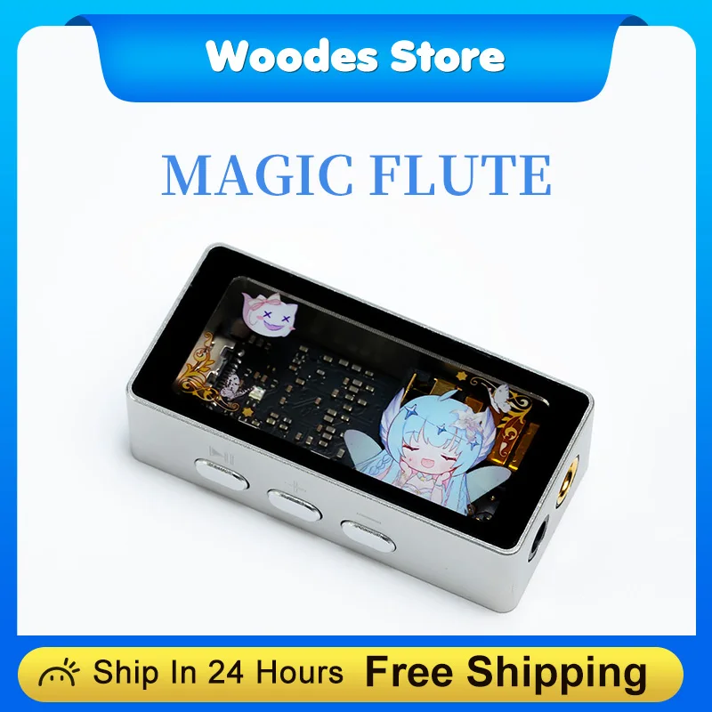 Amplificador Portátil LETECIEL MAGIC FLUTE, DAC USB 43198, Adaptador para Auriculares, HiFi