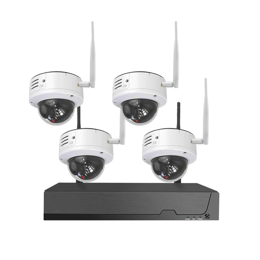

ENSTER Motion Detection Indoor Network IP Night Vision WiFi 8 Channel Surveillance CCTV Home Wireless Security Camera System