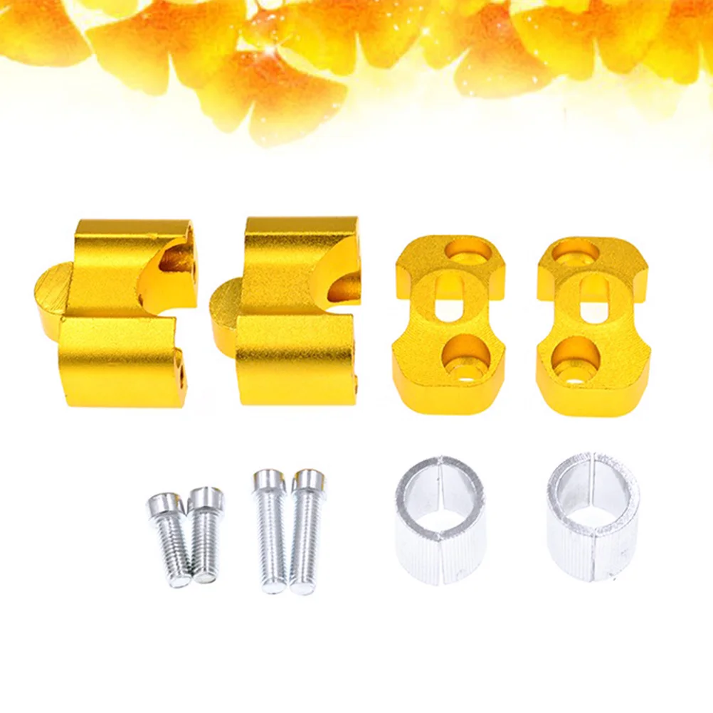 

1pc Handlebar Riser For Motorcycle Aluminum Fat Bar Motorcycle Fat Bar Clamp Clamp Adjustable Mount Fit Most Dirt Bikes Atv