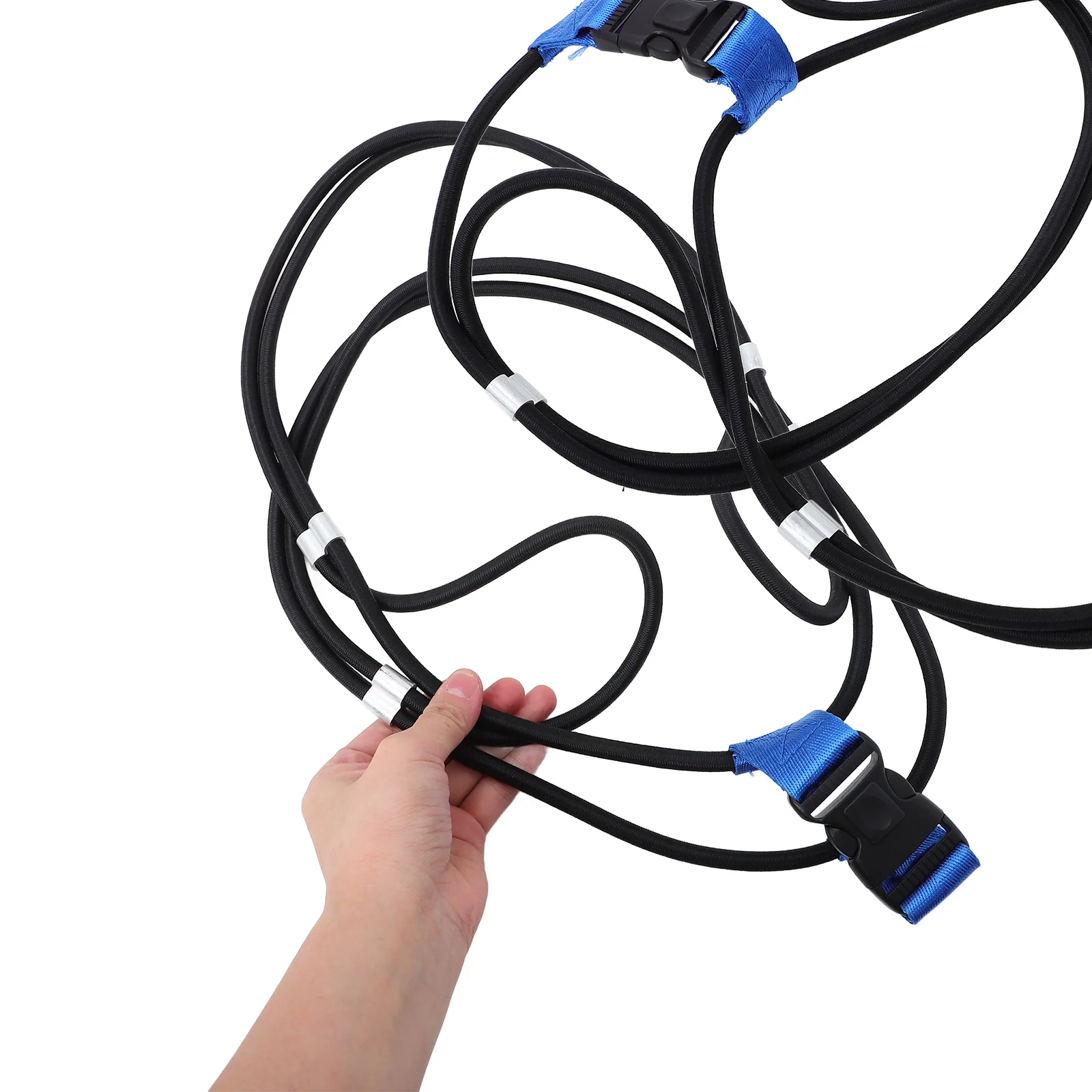 Fixed Rope Trash Can Lock for Dogs Garbage Straps Animals Bin Lid Raccoon Band Bear Proof Outdoor Bungee Cords Bands