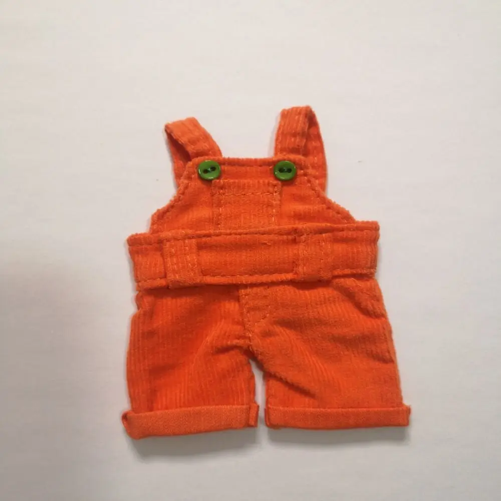 High Quality Fashion Doll Rompers Outfits Handmade Multi-colors Doll Clothes Strap Shorts For 10cm Cotton Doll
