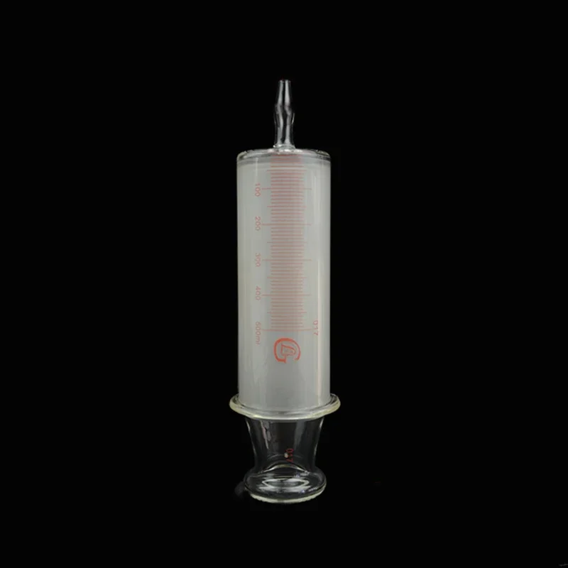 150ml/200ml/250ml/300ml/400ml/500ml/1000ml Reusable Double Frosted Glass Syringe Thick Needle Orifice Pump