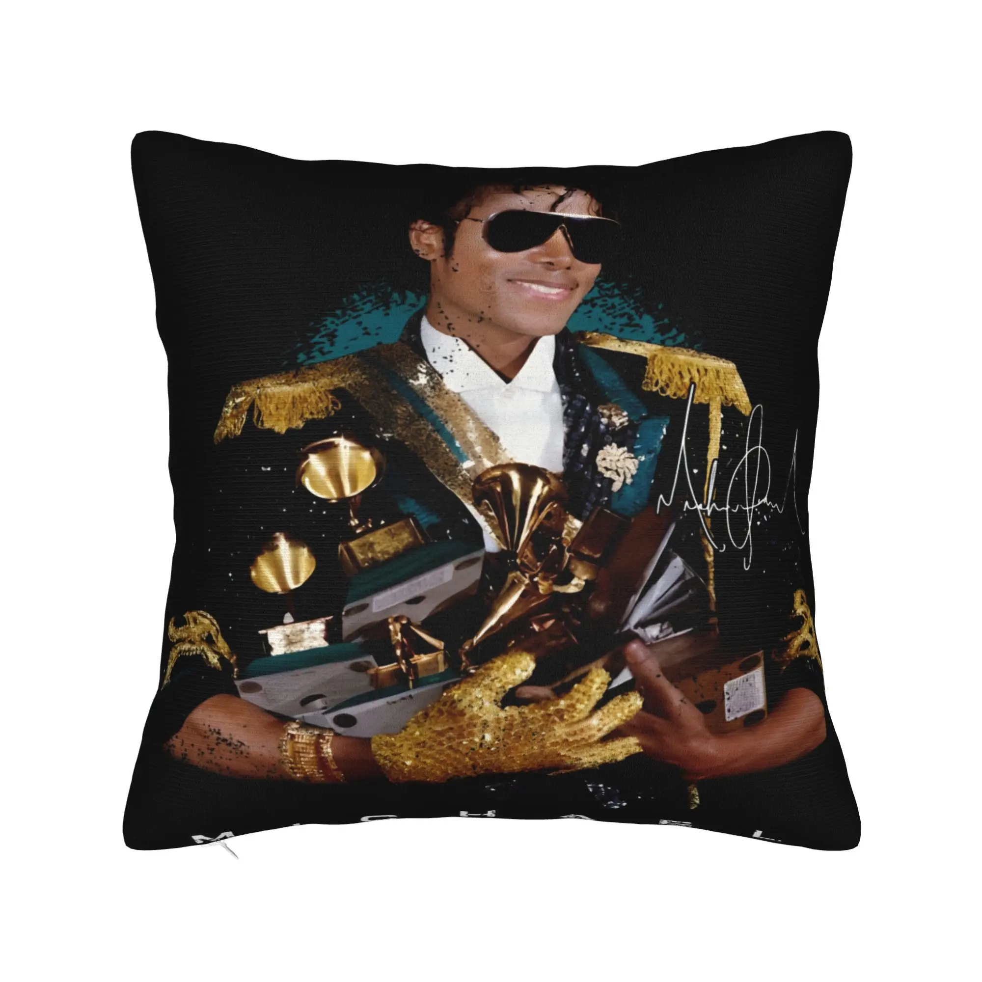 Michael Jackson Greatest Hit Mt Pillow Case  Soft Pillow Cover For Sofa Home Decoration Novelty Pillowcases