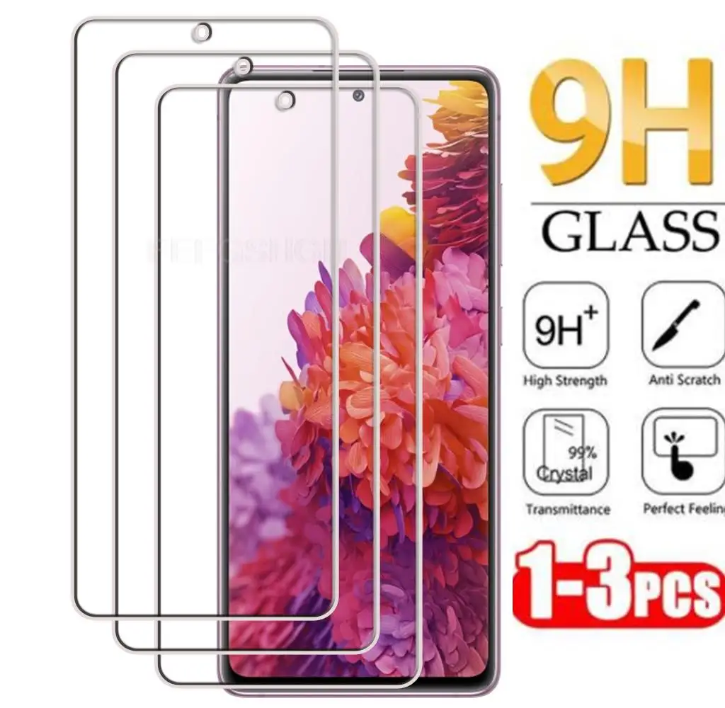 Оригинальное закаленное стекло HD для Samsung Galaxy S20 FE (Fan Edition) 6,5 дюймов S20FE 5G 2022, Защитная пленка для экрана, защитная пленка