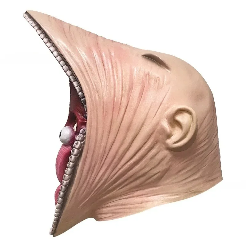 Maschere divertenti Adam e Barbara Maschera a testa intera Accessori cosplay Casco monster in lattice per uomo Donna Puntelli per feste di Halloween