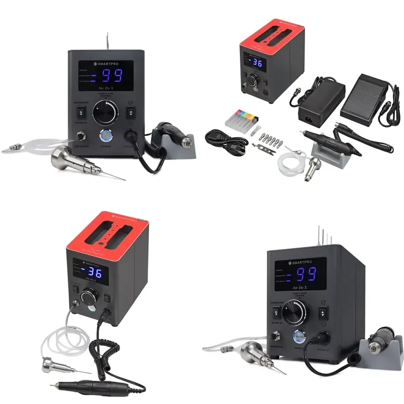 for SmartPro Air Do x Pneumatic Jewelry Engraving Machine 2 in 1 Stone Inlay Engraver with 35000 rpm Micro Motor
